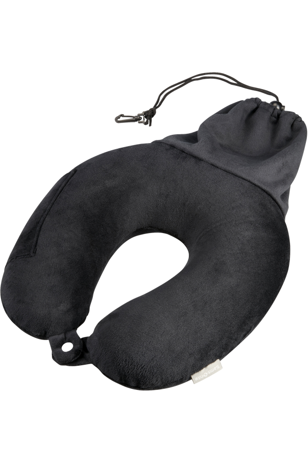 Samsonite Travel Accessories Memory Foam Pillow+Pouch Black Samsonite Travel Accessories Memory Foam Pillow+Pouch Black
