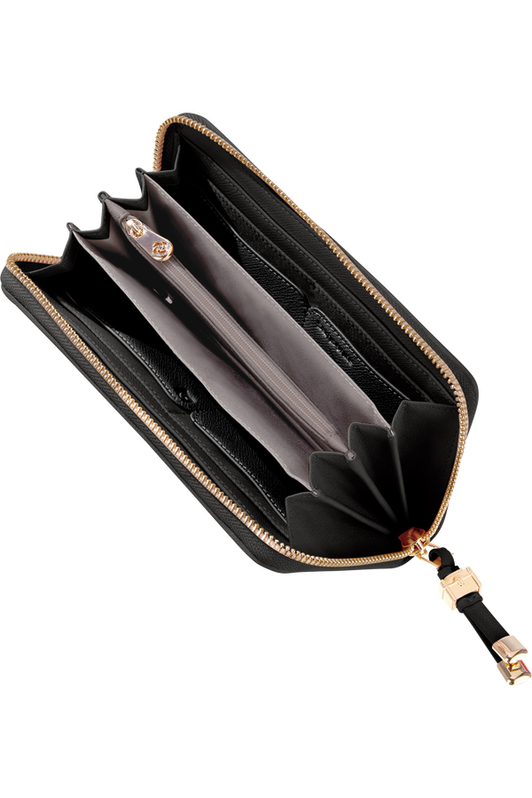 Samsonite Karissa Slg 419 - L Zip Around L SP  Black/Surreal Samsonite Karissa Slg 419 - L Zip Around L SP  Black/Surreal