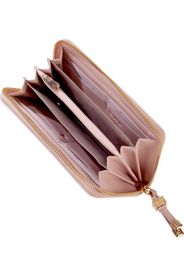 Samsonite Karissa Slg 419 - L Zip Around L SP  Light Rose/Surreal