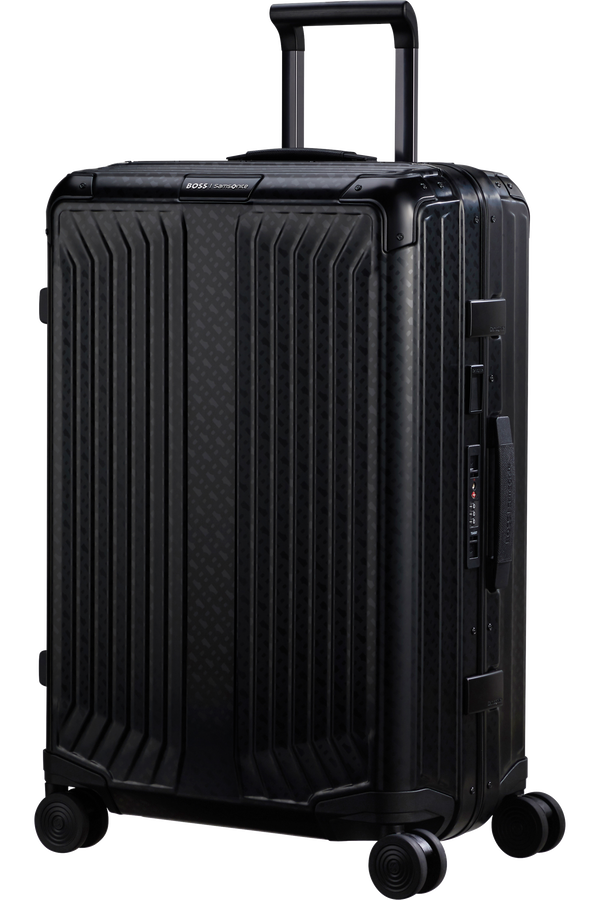 Samsonite Lite-Box Alu / Boss SPINNER 69/25 69cm  Graphite Monogram