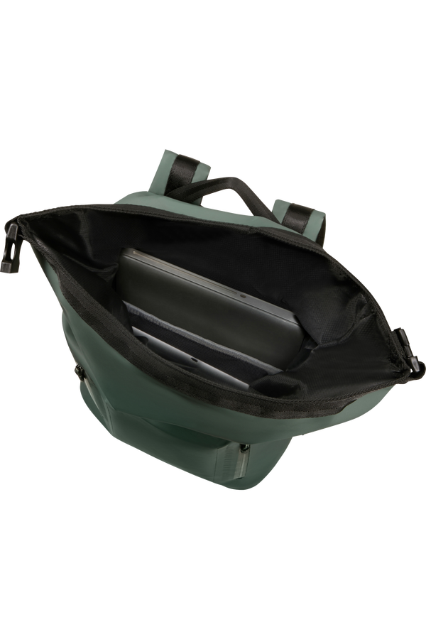 Samsonite Coatify Biz IPX4 Rolltop Backpack 15.6'  Green