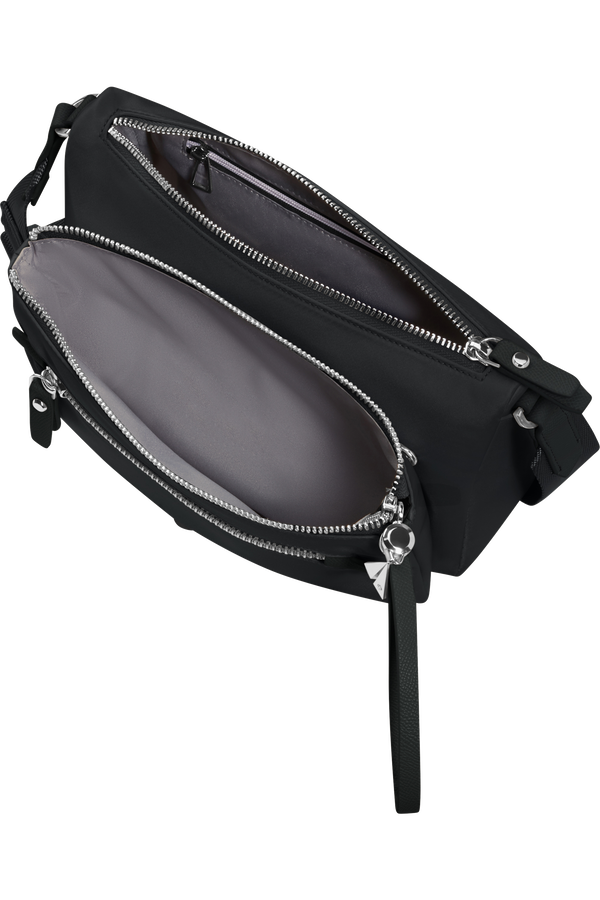 Samsonite Karissa Evo Shoulder Bag + Pouch  Black Samsonite Karissa Evo Shoulder Bag + Pouch  Black