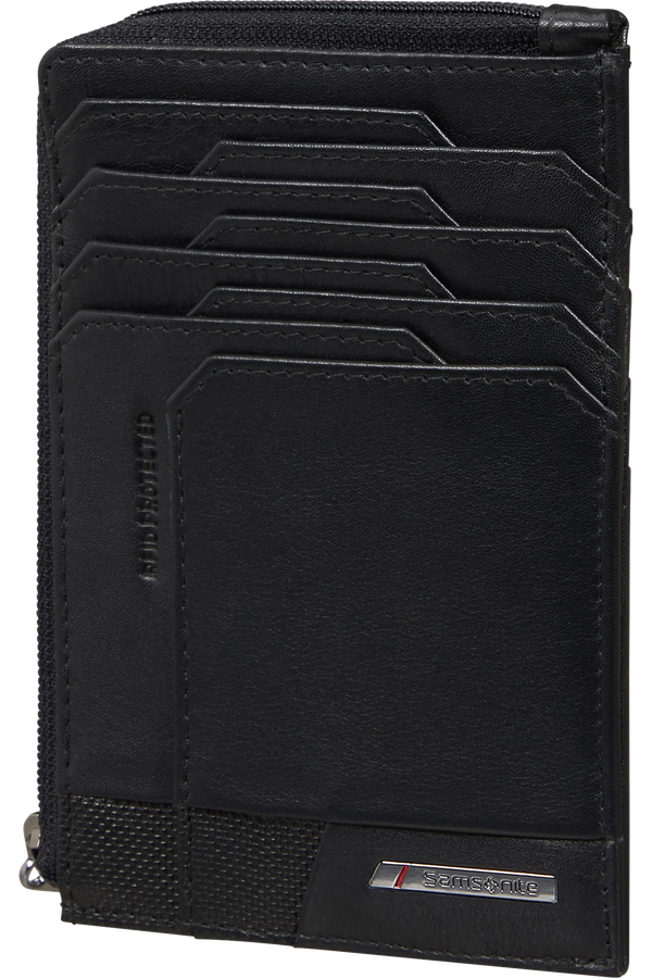 Samsonite Pro-Dlx 6 Slg 727-ALL IN ONE WALLET ZIP  Black