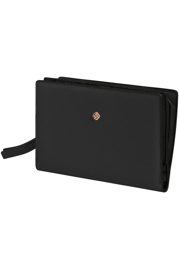 Samsonite Chromate Slg 340 - W 12CC+ZIP EXT  Black