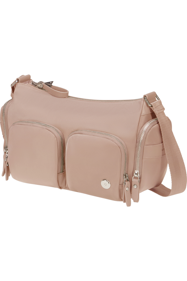 Samsonite Karissa Evo Shoulder Bag Multi Pkt  Soft Rose Samsonite Karissa Evo Shoulder Bag Multi Pkt  Soft Rose