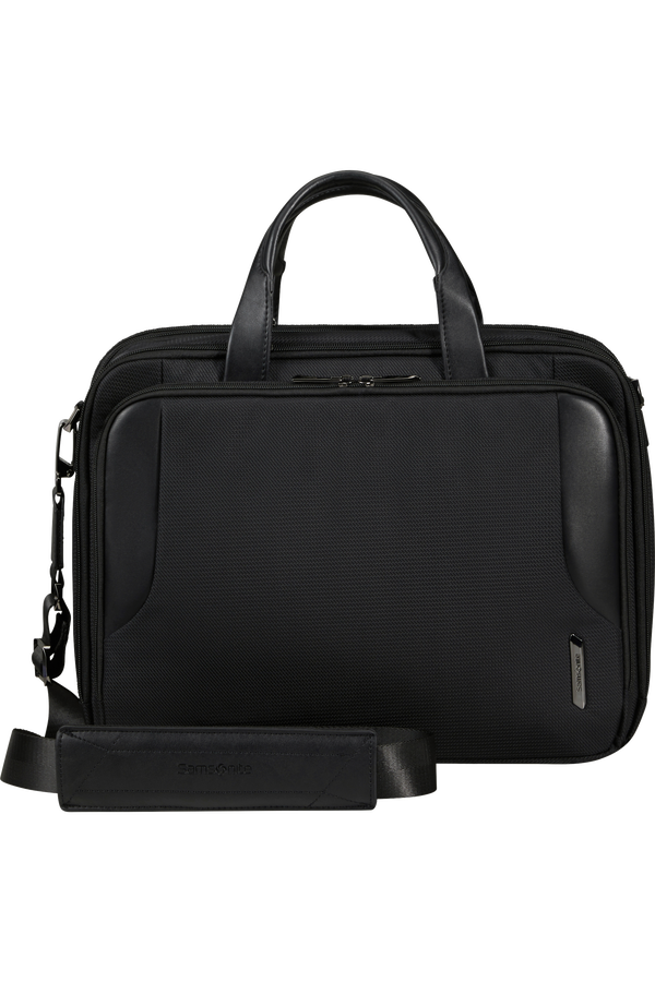 Samsonite Xbr 2.0 Bailhandle 3 Compartments Expandable 15.6' expandable  Black