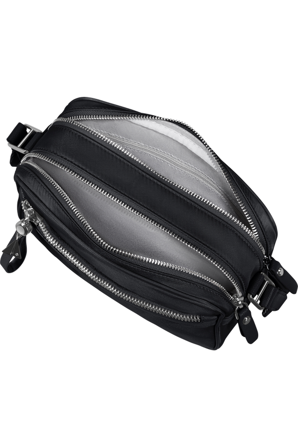 Samsonite Karissa Evo Shoulder Bag 2 Comp  Black Samsonite Karissa Evo Shoulder Bag 2 Comp  Black