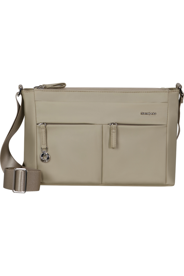 Samsonite Move 5.0 Horiz. Shoulder Bag + Flap  Stone Green Samsonite Move 5.0 Horiz. Shoulder Bag + Flap  Stone Green