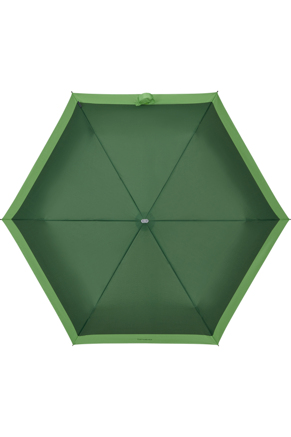 Samsonite Alu Drop S 3 Sect. Manual Flat  Bottle Green/Lime Green