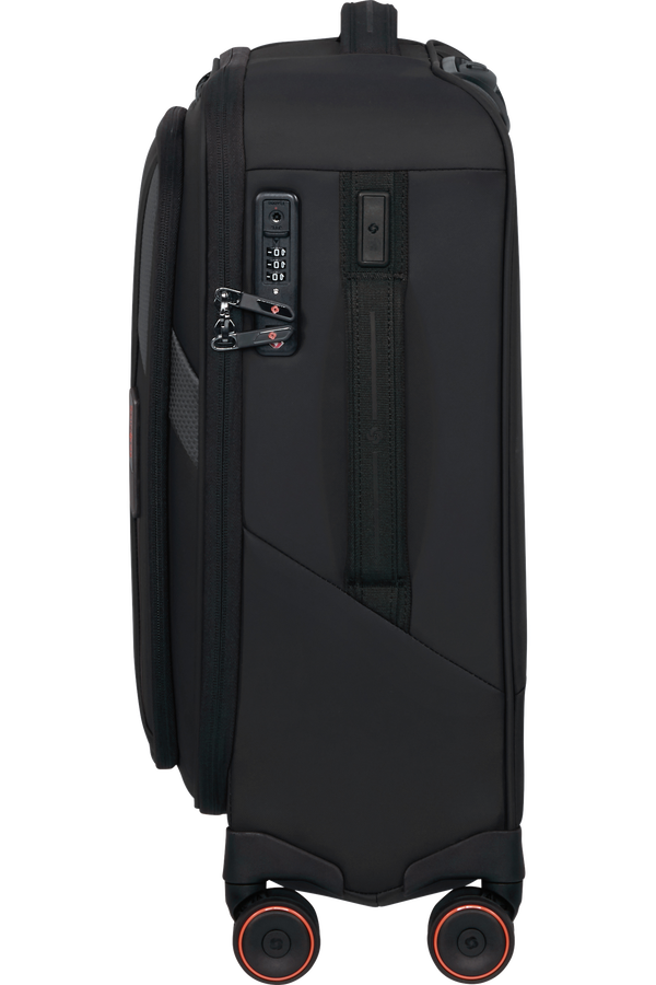 Samsonite Glazed Spinner Expandable 55cm  Black