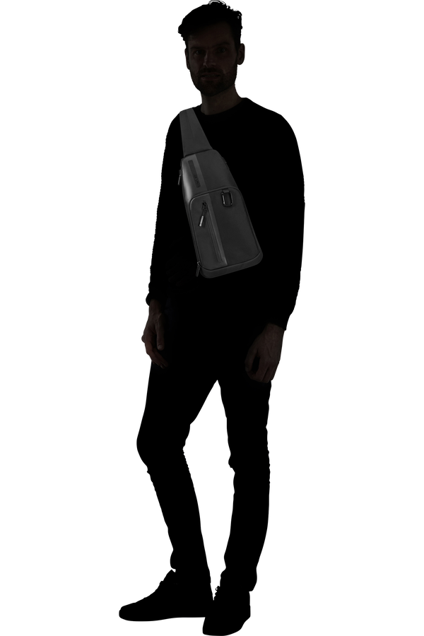 Samsonite Biz2go Slingbag M  Black Samsonite Biz2go Slingbag M  Black