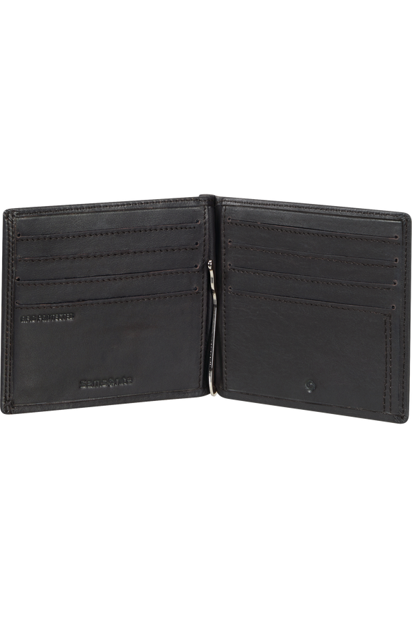 Samsonite Attack 2 Slg 709 - 8CC H+MONEY CLIP  Black
