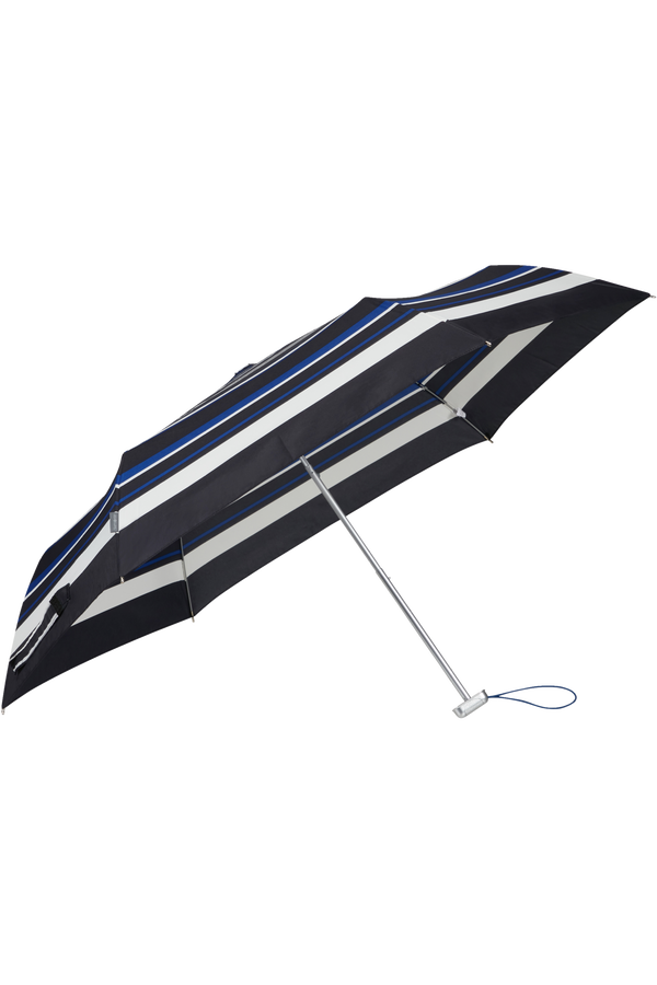 Samsonite Alu Drop S 3 Sect. Manual Flat Blue Stripes Samsonite Alu Drop S 3 Sect. Manual Flat Blue Stripes