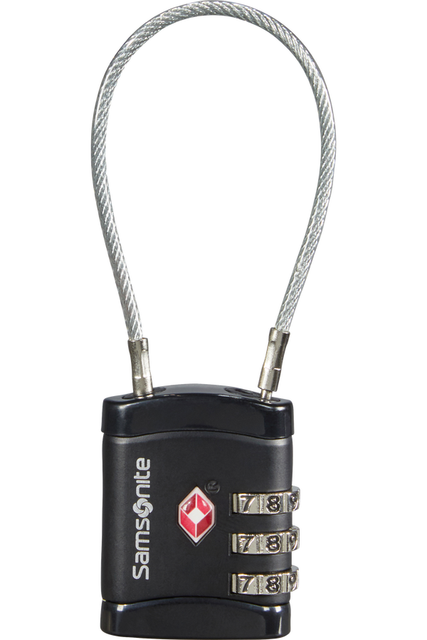 Samsonite Global Ta Cablelock 3 dial TSA Black