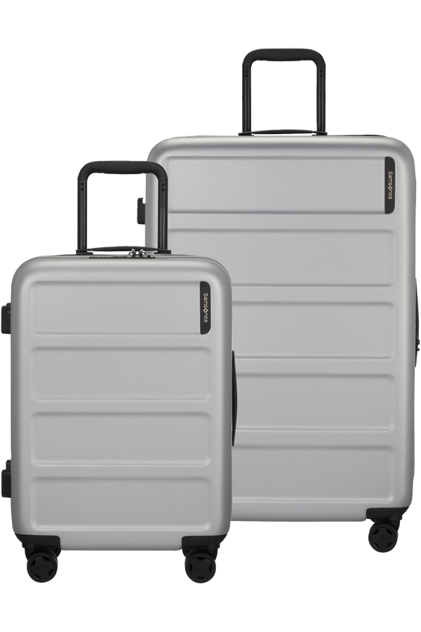 Samsonite Quadrix 2 PC Set A  Silver