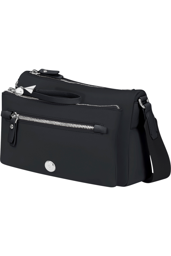 Samsonite Karissa Evo Shoulder Bag + Pouch  Black Samsonite Karissa Evo Shoulder Bag + Pouch  Black