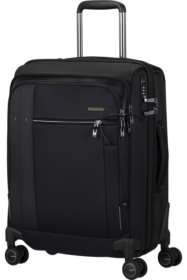 Samsonite Spectrolite 3.0 Trvl Spinner Expandable Double Frame 55cm  Black Samsonite Spectrolite 3.0 Trvl Spinner Expandable Double Frame 55cm  Black