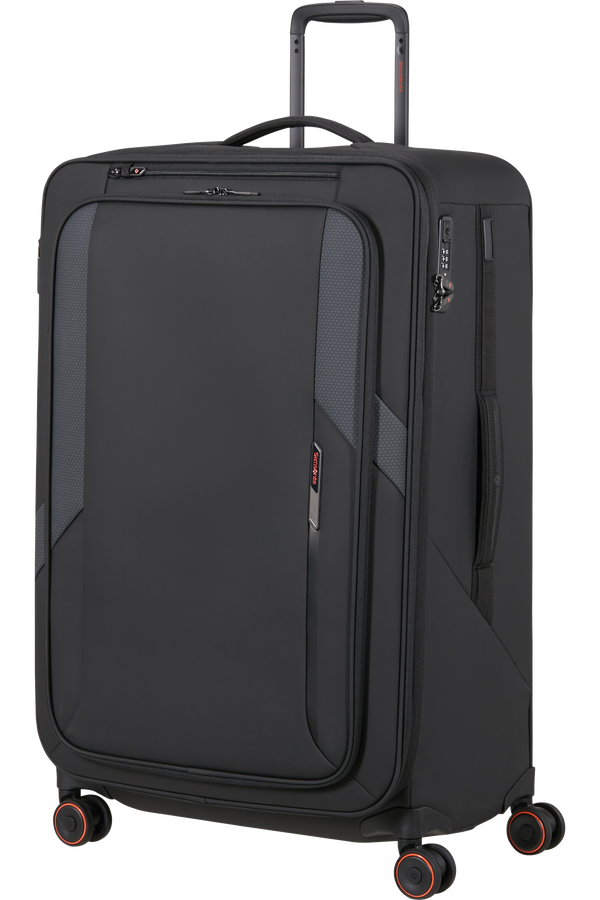 Samsonite Glazed Spinner Expandable 78cm  Black