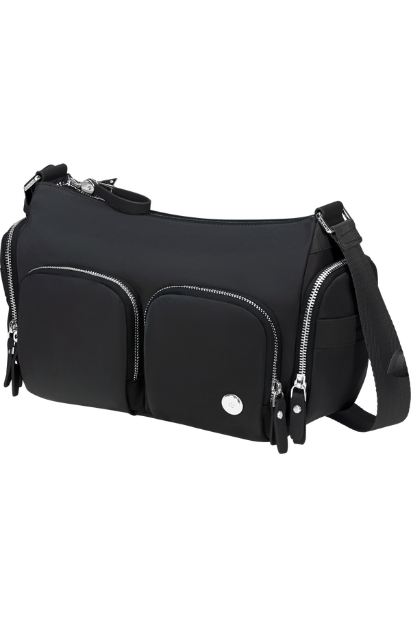 Samsonite Karissa Evo Shoulder Bag Multi Pkt  Black Samsonite Karissa Evo Shoulder Bag Multi Pkt  Black