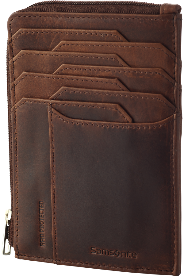 Samsonite Oleo Slg 727-All in One Wallet Zip Dark Brown Samsonite Oleo Slg 727-All in One Wallet Zip Dark Brown