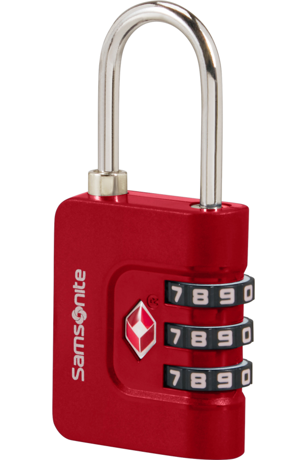 Samsonite Ta Revolution Combilock 3 dial TSA  Red