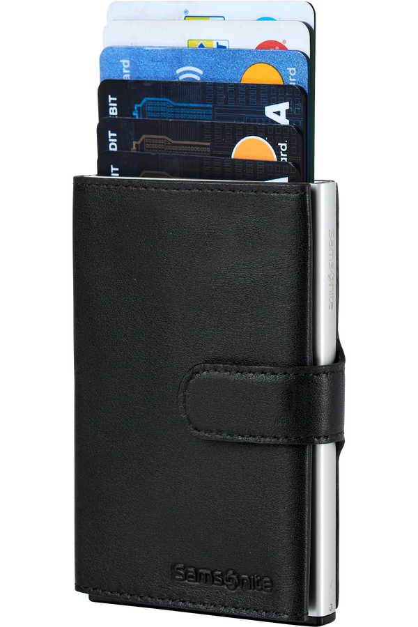 Samsonite Alu Fit 202 - Slide-up Wallet  Black Samsonite Alu Fit 202 - Slide-up Wallet  Black