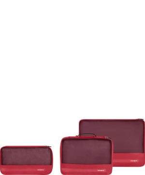 Ta Revolution Rendszerező t&aacute;ska szettek | Samsonite Ta Revolution Set of 3 Packing Cubes  Red