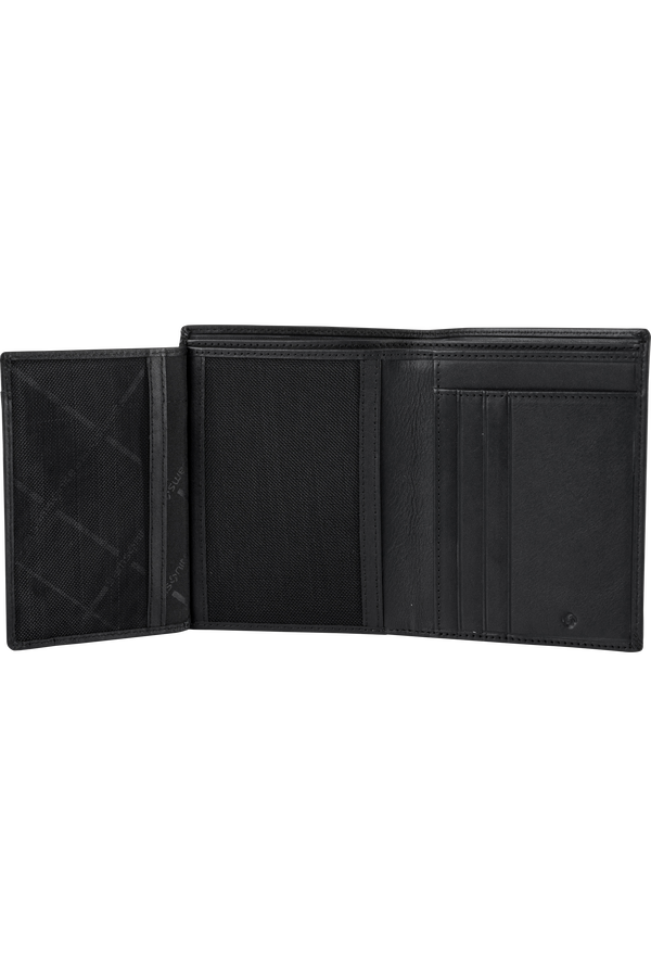 Samsonite Simpla Slg 137 - W 6CC+HFL+2W+2C  Black Samsonite Simpla Slg 137 - W 6CC+HFL+2W+2C  Black