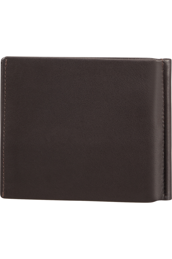 Samsonite Attack 2 Slg 709 - 8CC H+MONEY CLIP  Ebony Brown