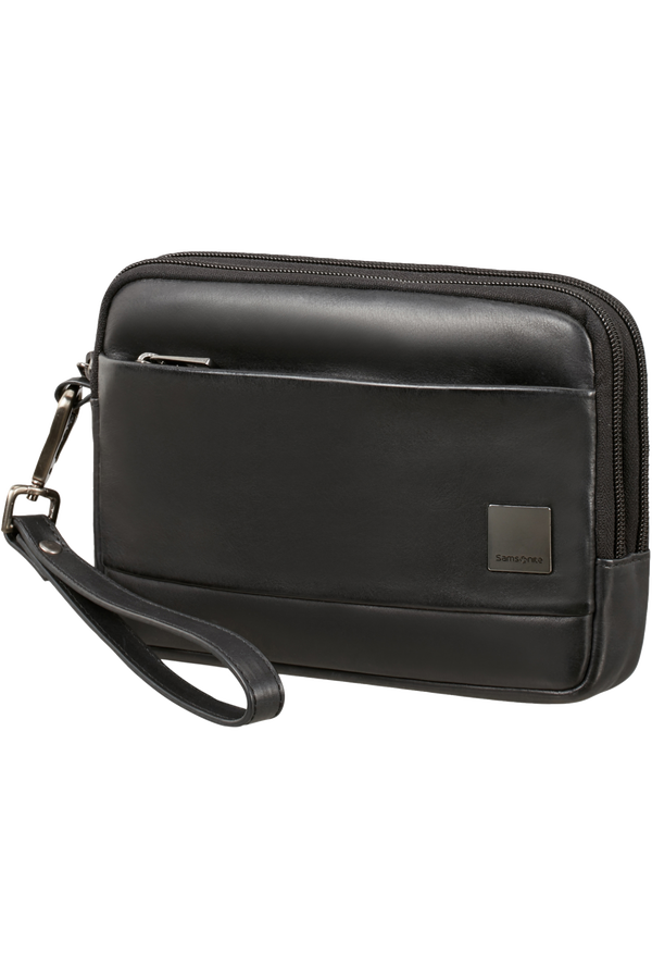 Samsonite Hip-Square Lth Clutch S 2c  Black