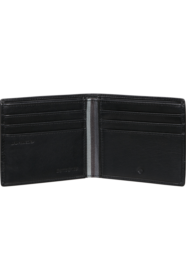 Samsonite Flagged Slg 001 - B S 6CC+2C  Black Samsonite Flagged Slg 001 - B S 6CC+2C  Black