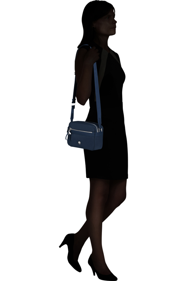 Samsonite Karissa Evo Shoulder Bag 2 Comp  Blue Nights Samsonite Karissa Evo Shoulder Bag 2 Comp  Blue Nights