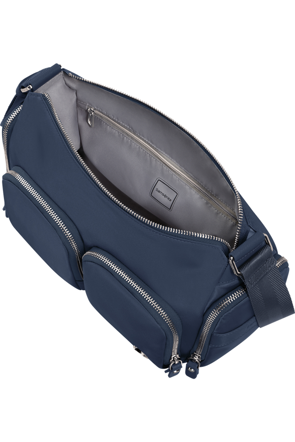 Samsonite Karissa Evo Shoulder Bag Multi Pkt  Blue Nights Samsonite Karissa Evo Shoulder Bag Multi Pkt  Blue Nights