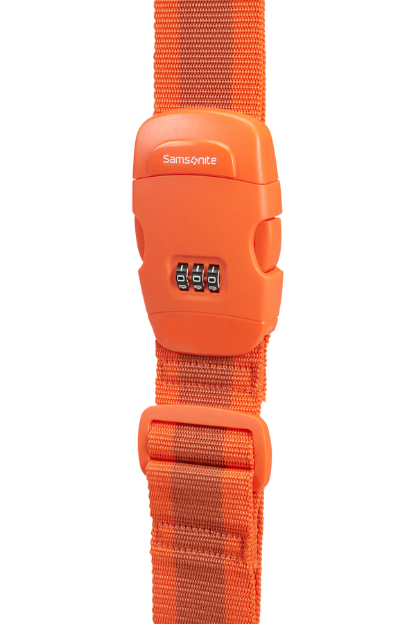 Samsonite Global Ta Luggage Strap/Lock Orange Samsonite Global Ta Luggage Strap/Lock Orange