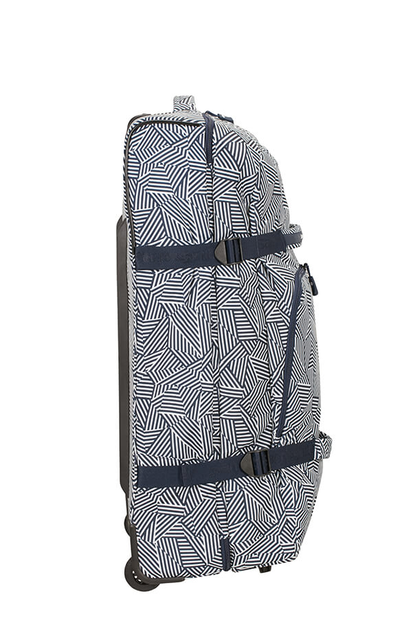 samsonite rewind 82cm duffle with wheels black